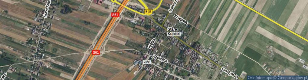 Zdjęcie satelitarne Krótka ul.